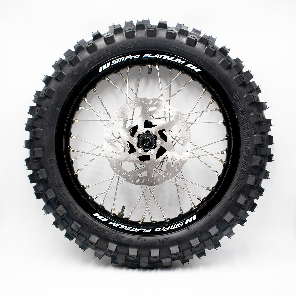 SM Pro 16 Zoll Komplettrad Hinterrad mit Maxxis Maxxcross SI Pro Crossreifen
