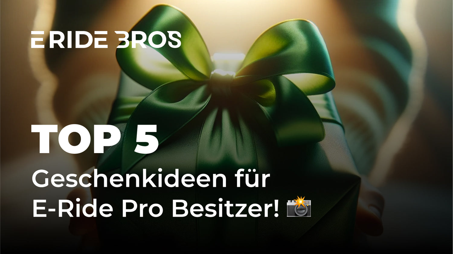 5 Top-Geschenkideen für die E-Ride Pro Crew